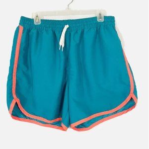 Chubbies Teal & Orange Trim Swim Trunks - M